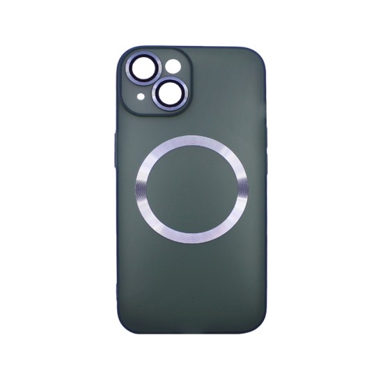Magnetic Case with Camera Lens for Apple iPhone 14 Green Magnetic Case with Camera Lens for Apple iPhone 14 Green
